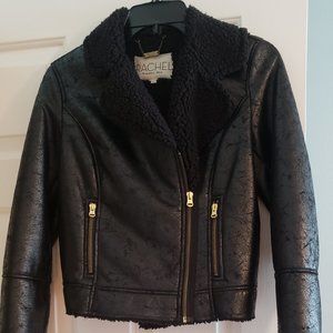 Rachel Roy Black Moto Jacket